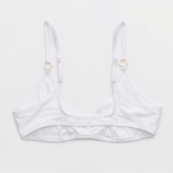 NWT Aerie Beach Babe Shine Rib Voop Bikini Top - Picture 4 of 5